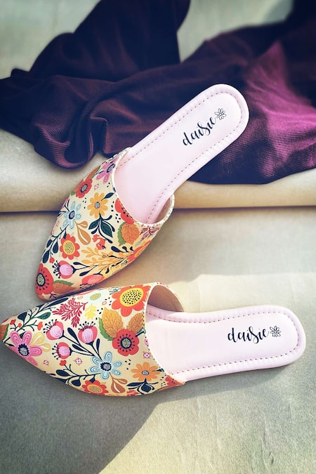 Daisie Printed Mules 