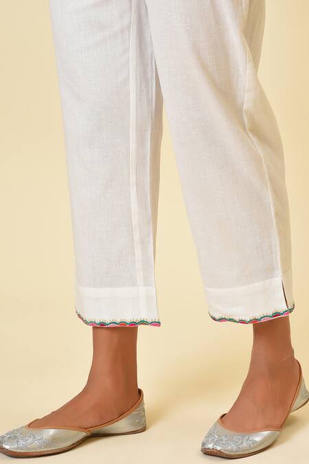 NUHH_Black 100% Cotton V Neck Bandhani Printed Kurta And Pant Set _at_Aza_Fashions