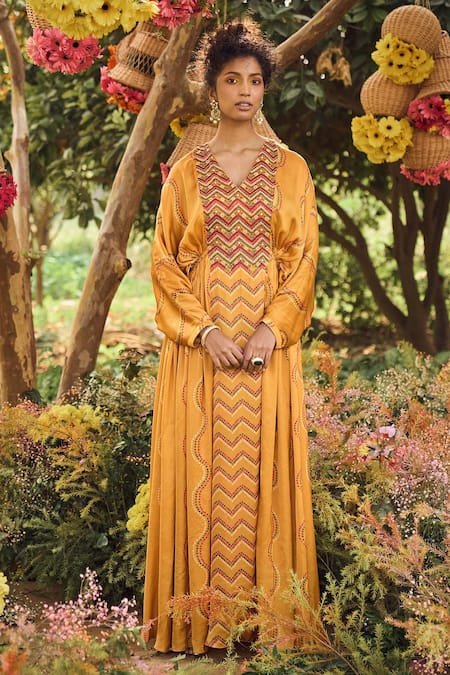 Punit Balana Bandhani Print Kaftan 