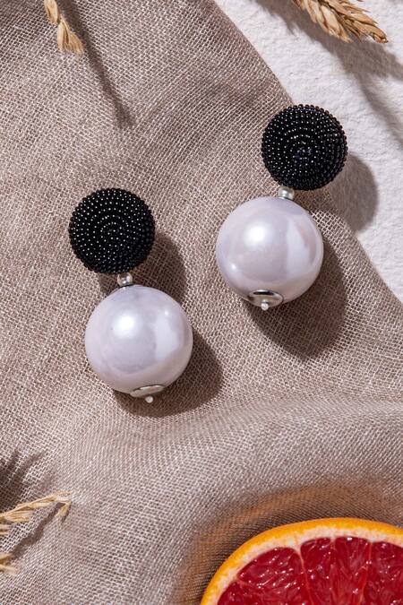 Pearl & Diamond Border Earrings – Forever Today by Jilco