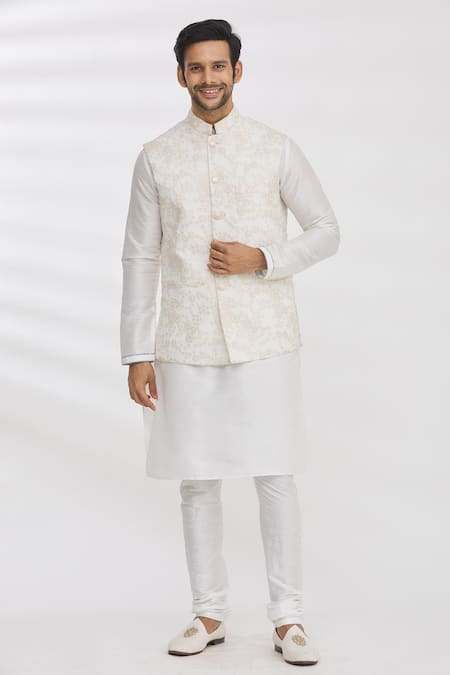 RNG Safawala Chikankari Bundi & Kurta Set For Kids For Kids