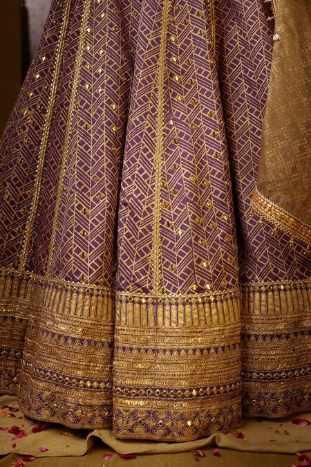 Shop Moledro Green Crepe, Modal Satin, Organza Dupatta Kota Sumeira Kurta Lehenga Set Online at Aza Fashions Shop_Moledro_Green Crepe, Modal Satin, Organza Dupatta Kota Sumeira Kurta Lehenga Set _Online_at_Aza_Fashions