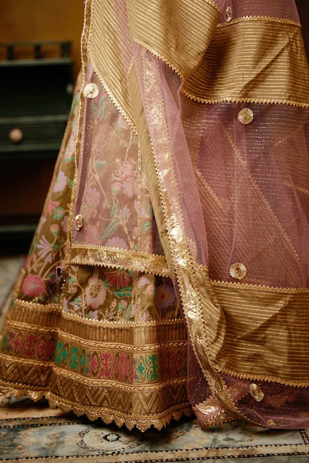 Moledro Purple Modal Satin, Crepe Dupatta Butterfly Net Saira Kurta Sharara Set at Aza Fashions Moledro_Purple Modal Satin, Crepe Dupatta Butterfly Net Saira Kurta Sharara Set _at_Aza_Fashions