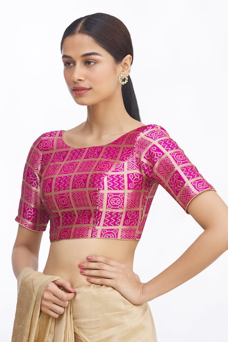 Samyukta Singhania Brocade Woven Blouse 