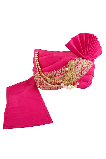 Arihant Rai Sinha Dupion Silk Embellished Safa 