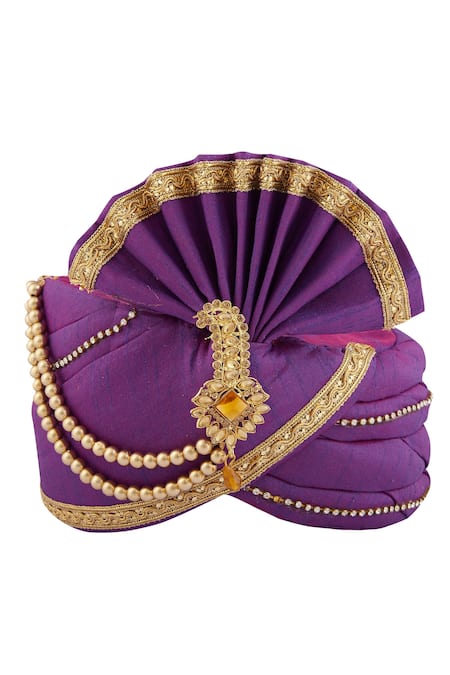 Samyukta Singhania Dupion Silk Embellished Safa 