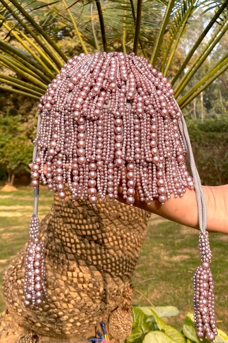 Buy Adora By Ankita Grey Pearls Poly Silk Embellished Potli Bag Online at Aza Fashions Buy_Adora By Ankita_Grey Pearls Poly Silk Embellished Potli Bag _Online_at_Aza_Fashions