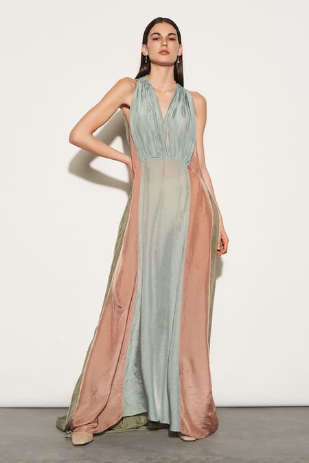 TheRealB Pleated Gown 