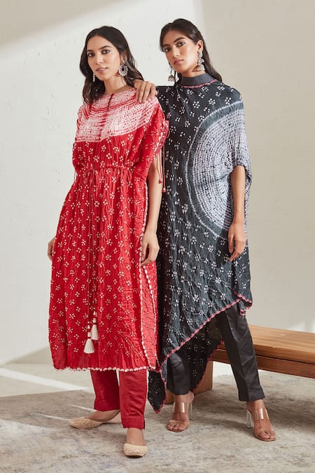 Buy_Twenty Nine_Grey Linen Satin Pant_Online_at_Aza_Fashions