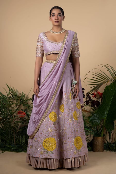 Designer Purple Lehenga Choli for Women Party Wear Bollywood Lengha  Sari,indian Wedding Wear Embroidered Stitched Lehenga With Dupatta - Etsy