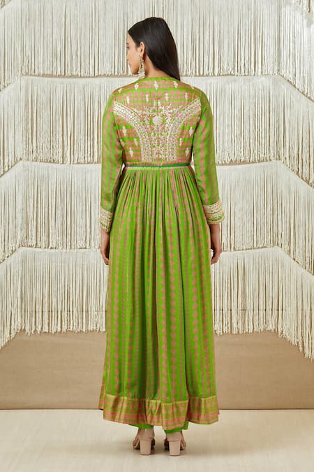 Shyam Narayan Prasad Floral Print Anarkali Set 