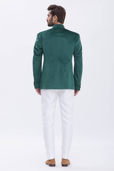 Aham-Vayam Velvet Bandhgala 