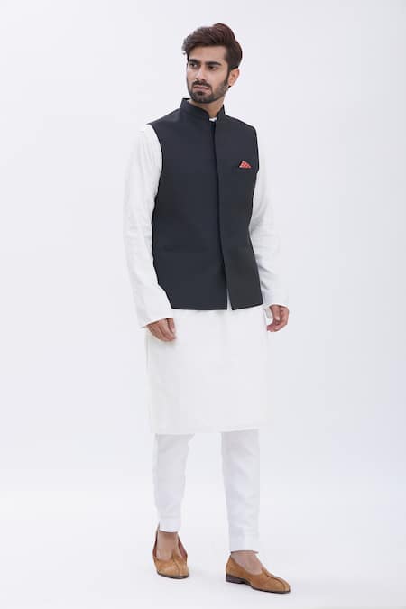 Buy online Black Cotton Nehru Jacket from Jackets for Men by Veera  Paridhaan for ₹1179 at 61% off | 2024 Limeroad.com