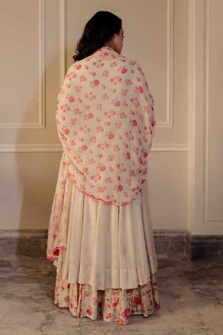 Paulmi And Harsh Printed Lehenga With Anarkali Set 