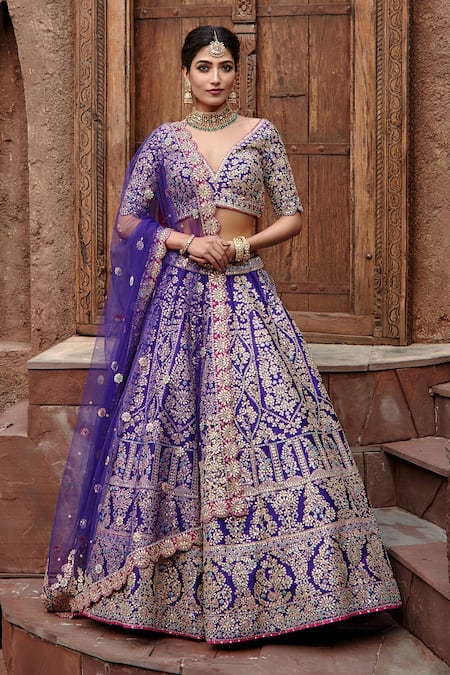 Nitika Gujral Tafetta Bridal Lehenga Set 