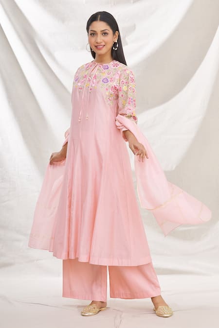 Rajat & Shraddha Summer Garden Anarkali Set 