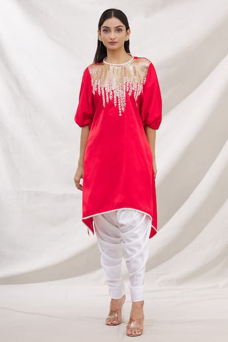 Bhairavi Jaikishan Sequins Embroidered Kurta 