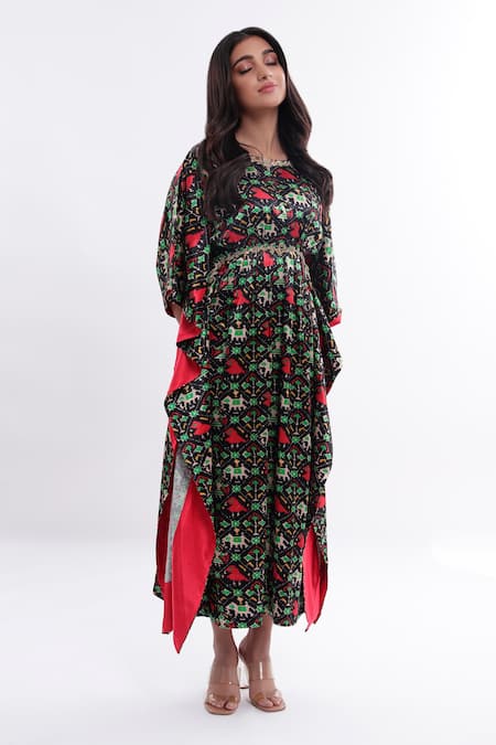 Komal Shah Patola Print Kaftan 