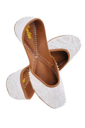 Imlee Jaipur Pearl Embroidered Juttis 