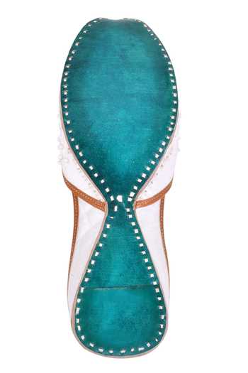 Shop Imlee Jaipur Silver Embroidered Pearl Juttis Online at Aza Fashions Shop_Imlee Jaipur_Silver Embroidered Pearl Juttis _Online_at_Aza_Fashions