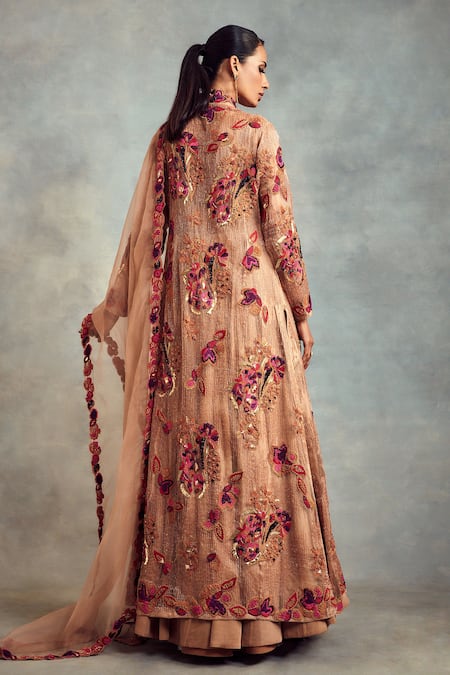 Nikita Mhaisalkar Embroidered Jacket & Anarkali Set 