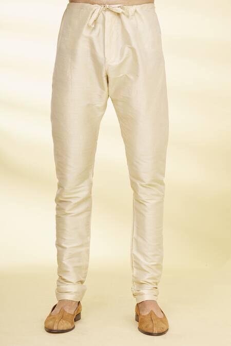 Arihant Rai Sinha_Pink Silk Embroidery Floral Print Kurta Set_at_Aza_Fashions