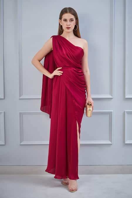 Shop One Shoulder Dress for Women Online from India's Luxury Designers 2024