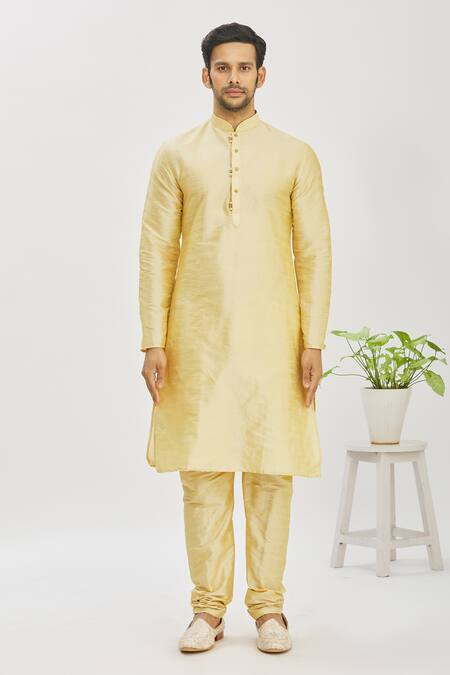 Arihant Rai Sinha Green Brocade, Silk Embroidery Floral Printed Bundi And Kurta Set Online at Aza Fashions Arihant Rai Sinha_Green Brocade, Silk Embroidery Floral Printed Bundi And Kurta Set_Online_at_Aza_Fashions