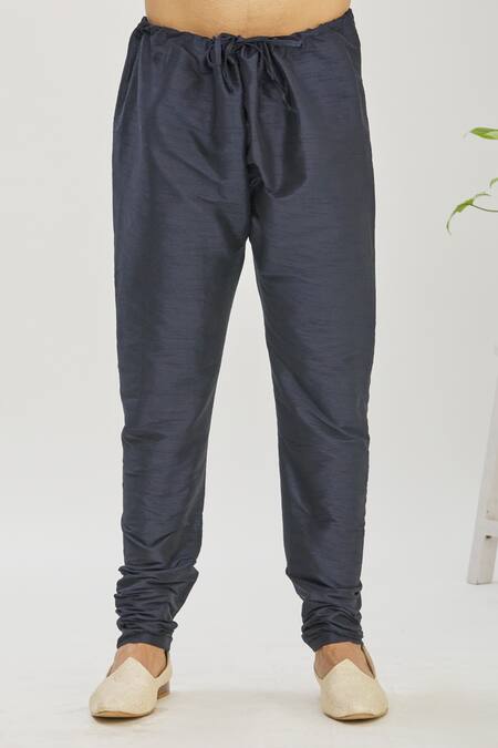 Arihant Rai Sinha Blue Brocade, Silk Embroidery Floral Print Bundi And Kurta Set at Aza Fashions Arihant Rai Sinha_Blue Brocade, Silk Embroidery Floral Print Bundi And Kurta Set _at_Aza_Fashions