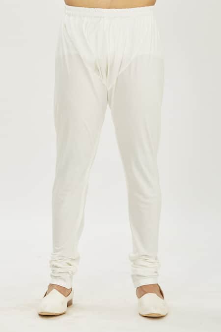 Shop_Priyanka Haralalka_Green Cotton Tussar Bead Work, Sequins, Embroidered Kurta And Churidar Pant Set_Online_at_Aza_Fashions