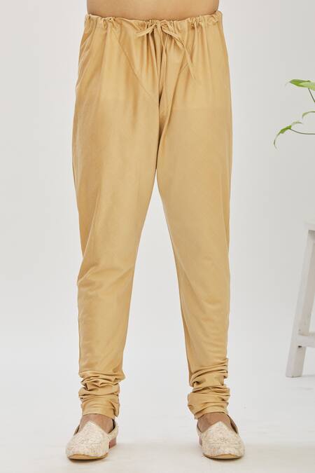 Mapxencars_Maroon Silk Floral, Zardozi Embroidered Kurta Set_at_Aza_Fashions