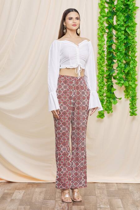 Buy AND Womens Floral Print Palazzo Pants | Shoppers Stop