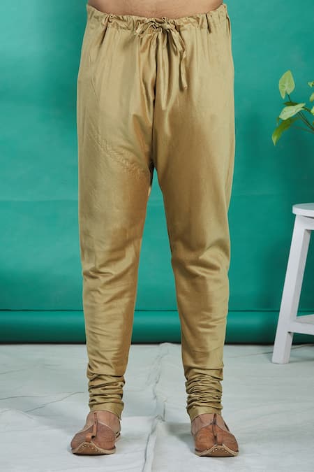 Shop_Kishore Ramani_Maroon Silk Floral Embroidered Kurta Set _Online_at_Aza_Fashions