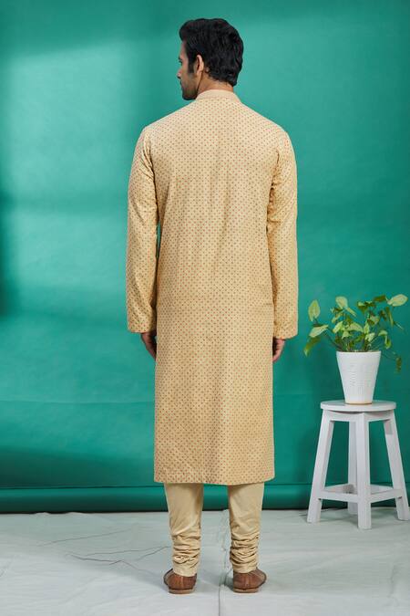 Kishore Ramani Silk Embroidered Kurta Set 