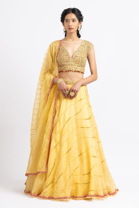 Nitika Gujral Embroidered Lehenga Set 