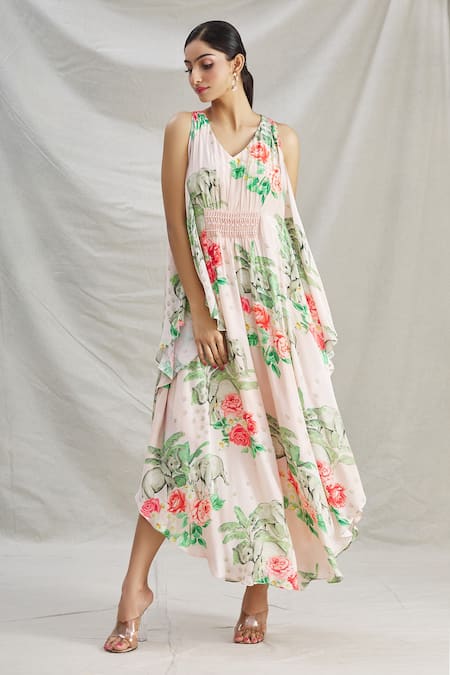 Parul | Vivek Asymmetric Kaftan 