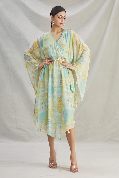 Parul | Vivek Wrap Style Kaftan 