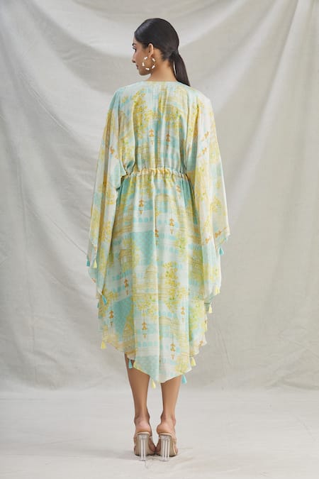 Parul | Vivek Wrap Style Kaftan 