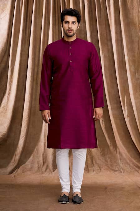 Buy_Aham-Vayam_Black Silk Mirrorwork Work Bundi And Kurta Set _Online_at_Aza_Fashions