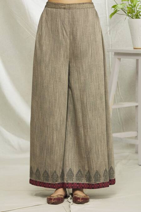 Samyukta Singhania Maroon Art Silk Printed Side Slit Tunic at Aza Fashions Samyukta Singhania_Maroon Art Silk Printed Side Slit Tunic_at_Aza_Fashions