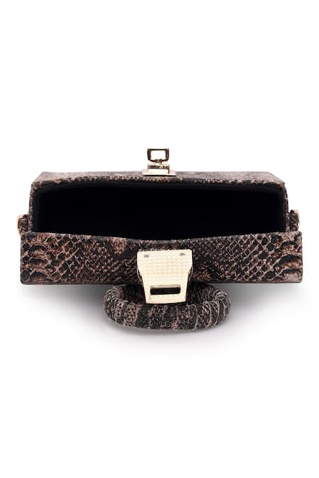 Buy_Born Flash_Grey Dracaena Trifasciata Sling Bag _Online_at_Aza_Fashions