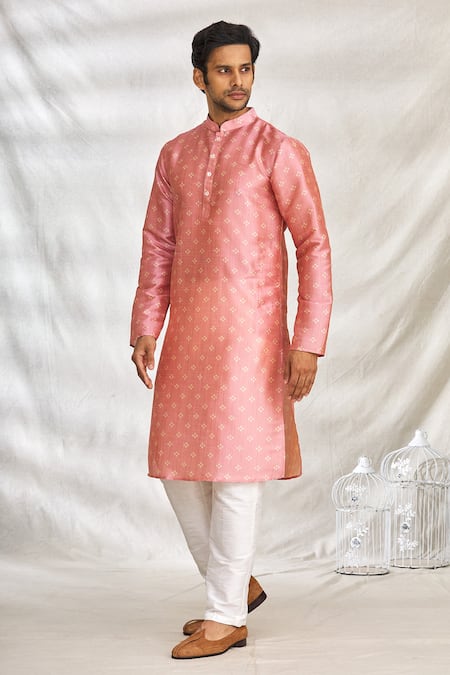 Arihant Rai Sinha Bandhani Print Kurta Set 