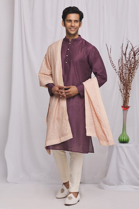 Ekam By Manish Chanderi Banarasi Brocade Stole 