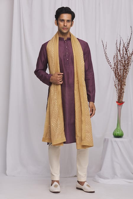 Ekam By Manish Chanderi Banarasi Brocade Stole 