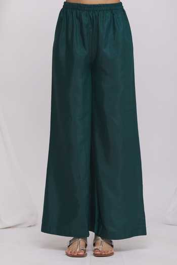 Shop_Aryavir Malhotra_Green Georgette Floral Embroidered Kurta Set_Online_at_Aza_Fashions