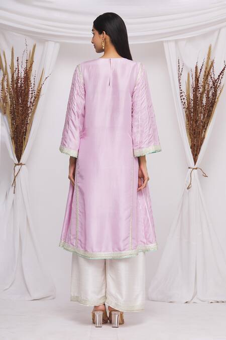 Ekta Singh Dabka Embroidered Kurta Set 