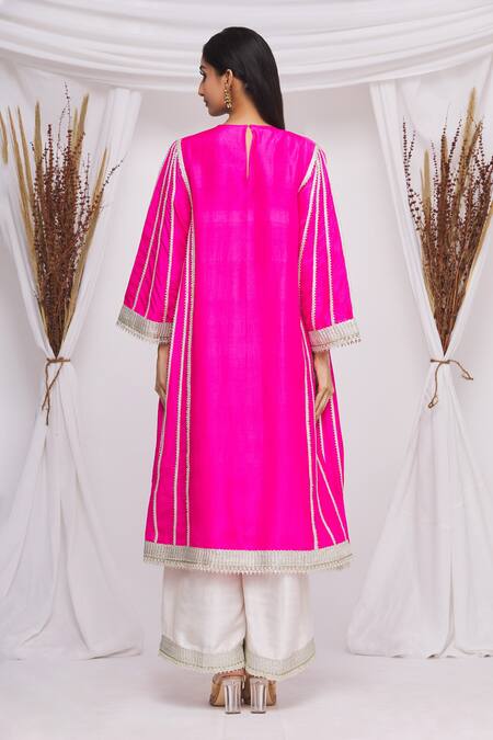Ekta Singh Sequin Embroidered Kurta Set 
