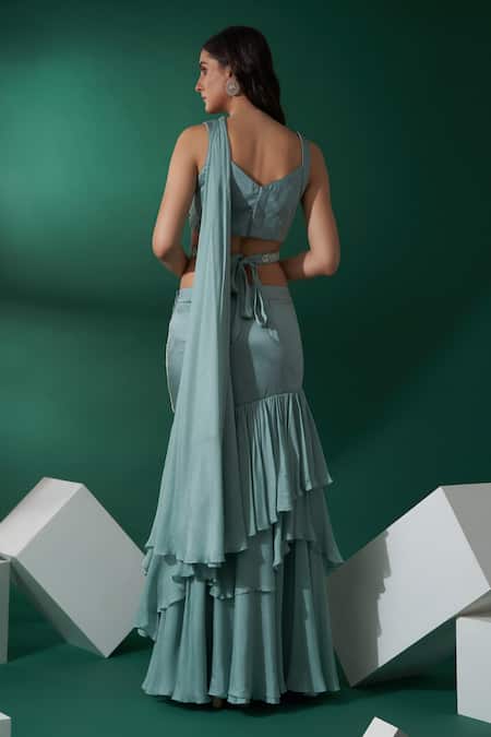 Suruchi Parakh Layered Lehenga Set 