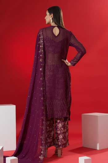 Suruchi Parakh Sequin Embroidered Kurta Set 