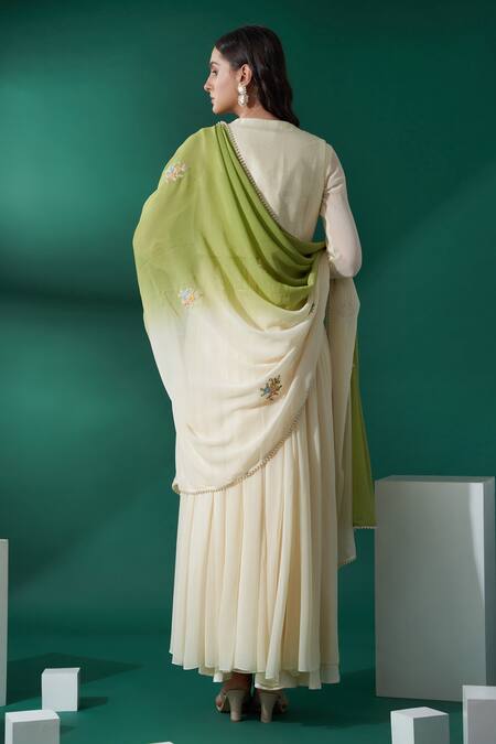 Suruchi Parakh Embroidered Jacket & Anarkali Set 